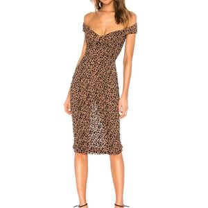 Midi leopard dress !
